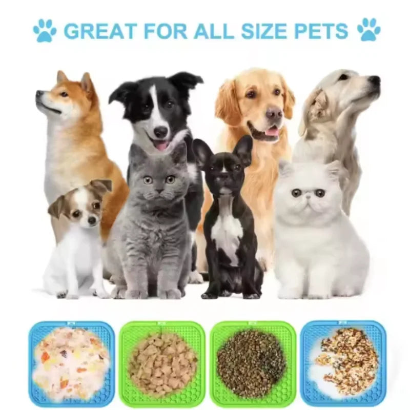 Tapis Anti-Glouton à Ventouse pour Chiens