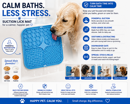 Tapis Anti-Glouton à Ventouse pour Chiens