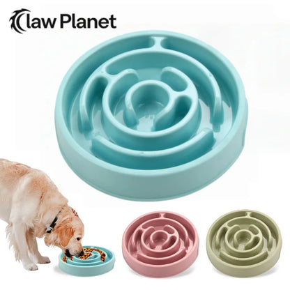 Pet Dog Slow Feeder Bowl Fun Non Slip Anti-Gulping Slower Food Feeding Dishes Eco Dog Bowl for Large Medium Small Dogs Puppy