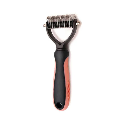 Brosse démêlante professionnelle pour chien et chat, poignée antidérapante