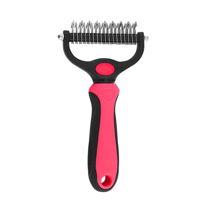 Brosse démêlante professionnelle pour chien et chat - vue de côté