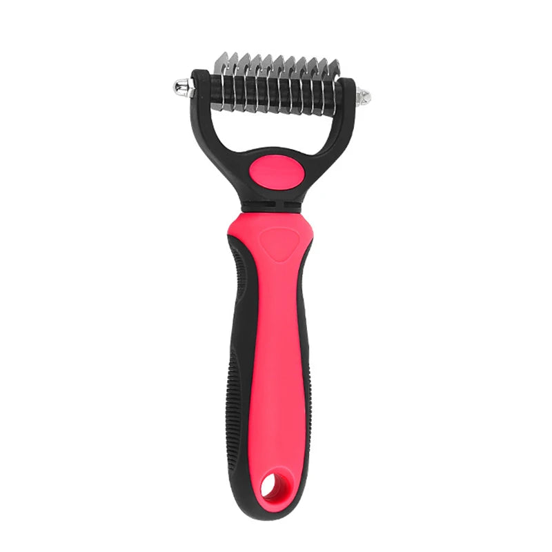 Détail du bouton de libération rapide de la brosse démêlante