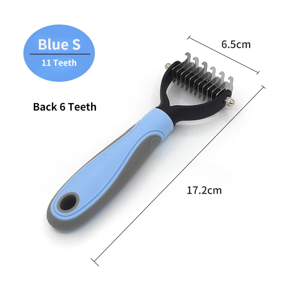 Brosse démêlante professionnelle pour chien et chat - taille S et L
